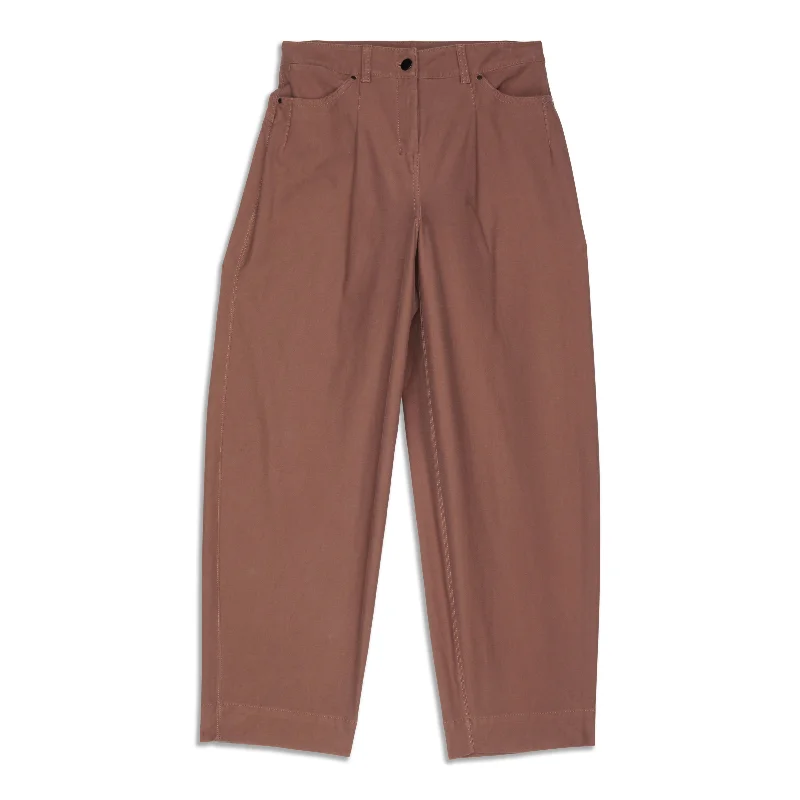 City Sleek Barrel-Leg Pant - Resale