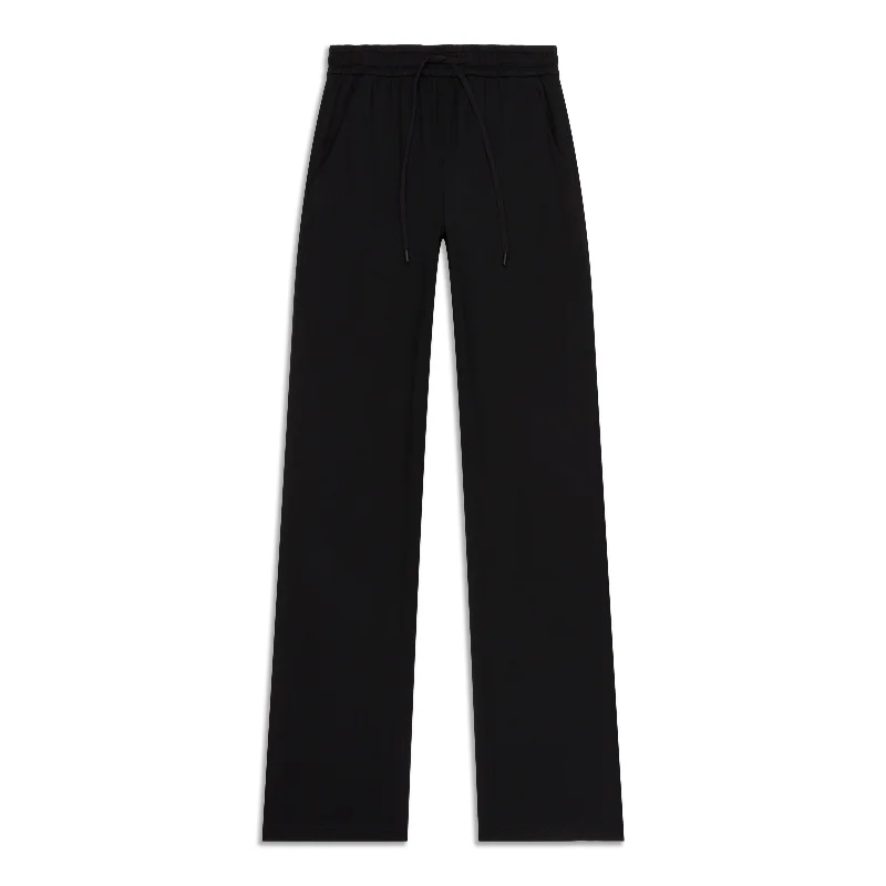 Soft Jersey Straight-Leg Mid-Rise Pant - Resale