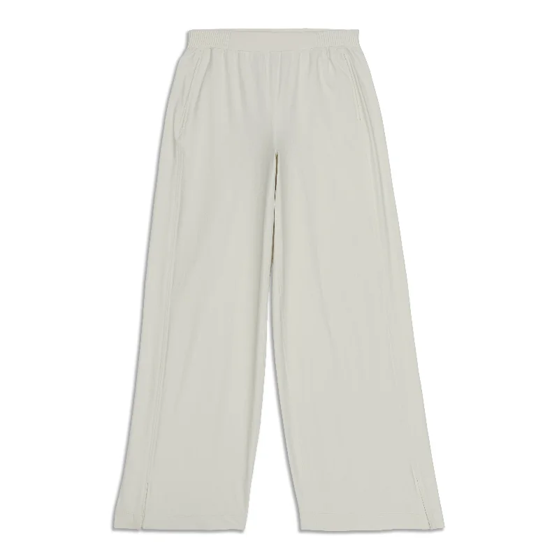 Stretch Woven Wide-Leg High-Rise Pant - Resale