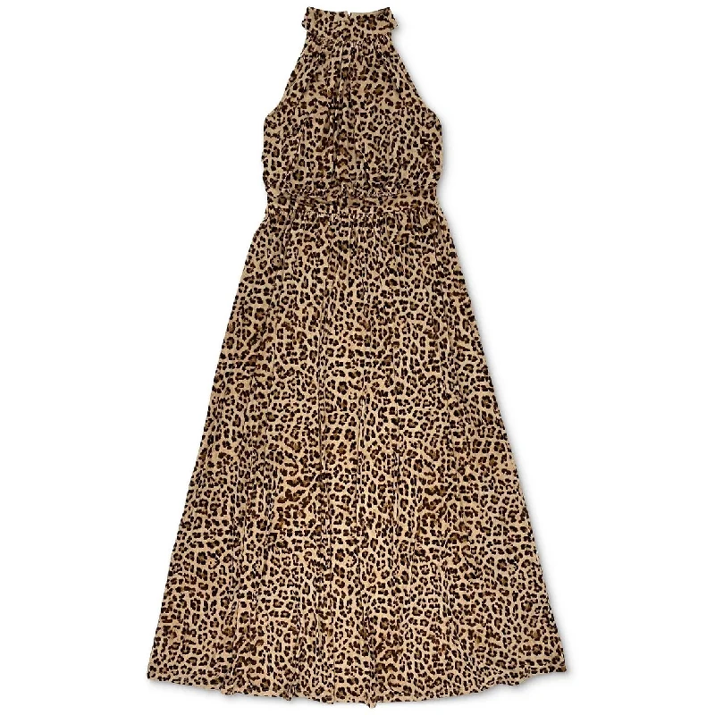 INC International Concepts Women's Cheetah-Print Dress Beige Size XXL - XX-Large