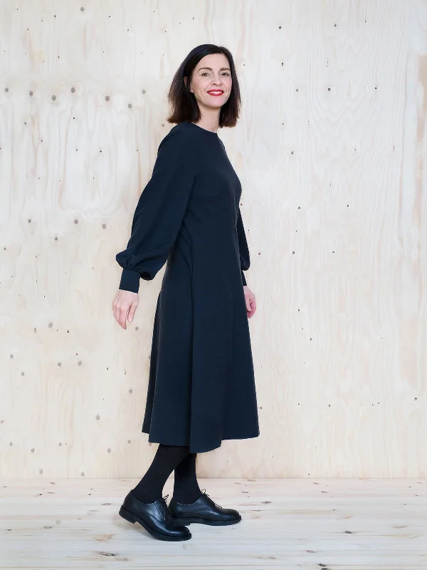 The Assembly Line Multi-Sleeve Midi Dress