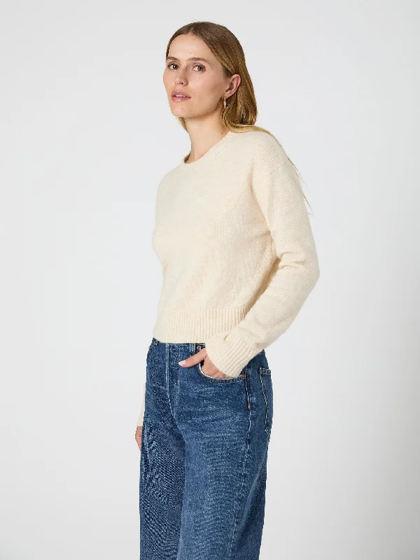 Kesia Crew Neck Cropped Sweater