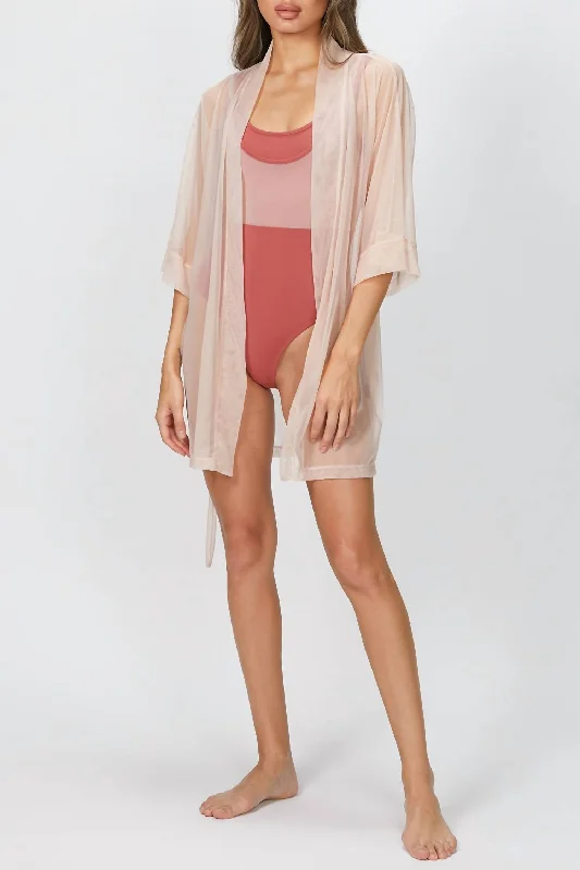 Mesh Kimono In Ballet