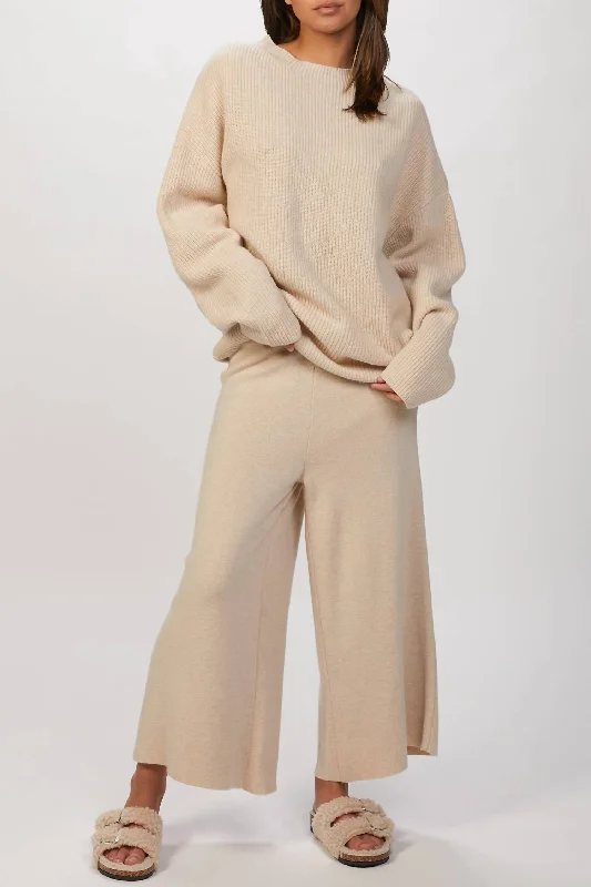 Mille Tricot Sweater In Beige