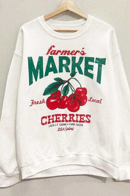 Farmers Market Cherries Sweatshirt