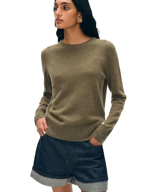 White+Warren Women Cashmere Core Crewneck Sweater