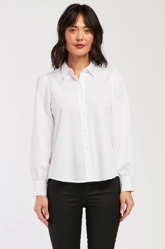 Allora Long Sleeve Button Up Blouse