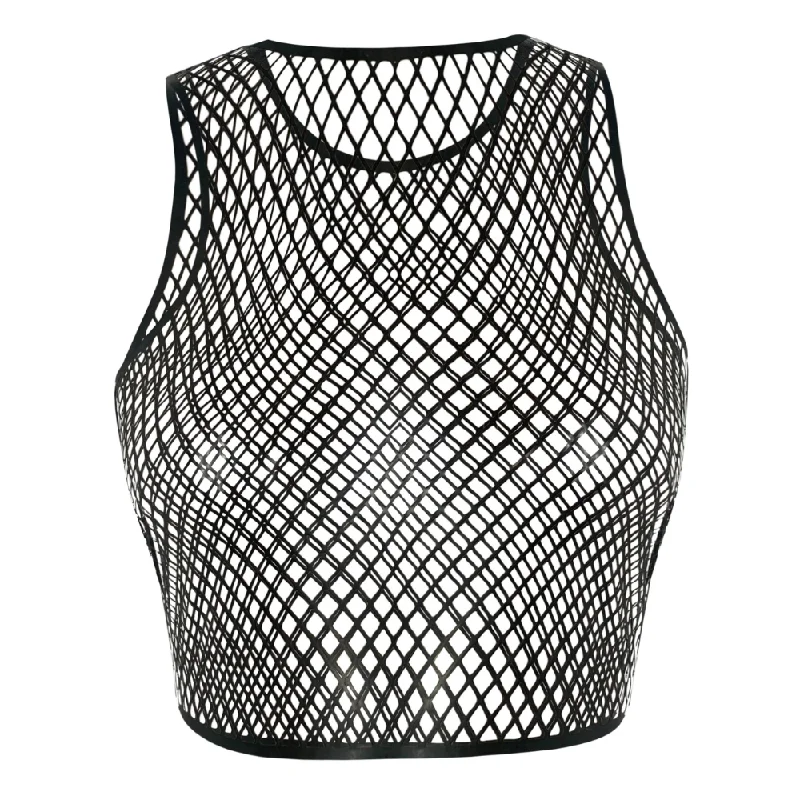 Fishnet Crop Top